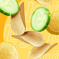Lay's乐事无限翡翠黄瓜味薯片104克