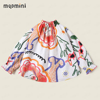 MQDMINI童装儿童衬衫女童开衫上衣小童衬衣宝宝衣服- 森系衬衫太阳花