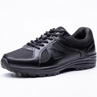 际华融通新式作训鞋体能训练鞋徒步鞋男耐磨透气军训鞋胶鞋黑色解放鞋 原版网面款 39码（245）