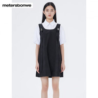 美特斯邦威（Meters Bonwe）半身裙长裙合集女夏季显瘦裙子潮流时尚 M款-牛仔浅蓝 S 155/62A