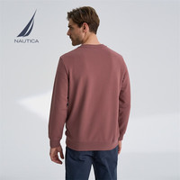 诺帝卡（NAUTICA）男女款多色纯棉套头圆领卫衣KO1311 铁锈红6NC(213) L
