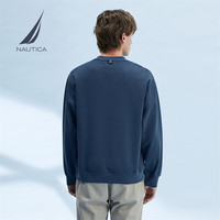 诺帝卡（NAUTICA）男装春夏款休闲男女同款多色套头卫衣男KC2105 4MY蓝色（221） M