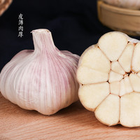 2024大蒜头新干蒜紫白皮大蒜种籽干蒜1斤5斤9斤河南干大蒜非鲜蒜 1500g