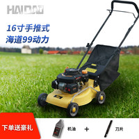 海道 国产动力汽油草坪机 16寸国产手推
