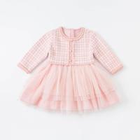 童装女童连衣裙春秋裙子儿童小香风公主裙女衣服