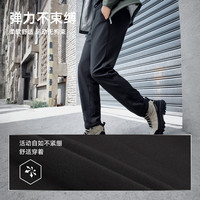【刘昊然同款】探路者软壳裤男春秋户外防泼水防风加绒长裤女 米色-女款-TAMMBM92739 L
