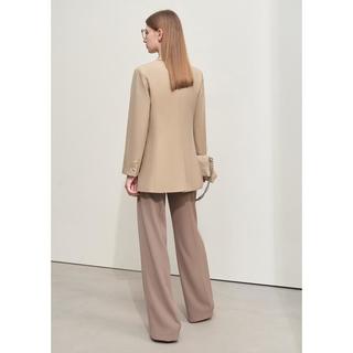 【优雅职场】春款简约风纯色西装外套女商务通勤西服上衣