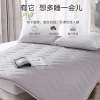 富安娜床垫纯棉抗菌家用宿舍租房卧室夹棉榻榻米加厚软垫褥子 约5cm【磨毛防绒面料/纯棉花填充】新疆棉抑菌床垫