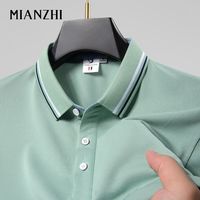 棉致2025夏季POLO衫男士t恤短袖翻领凉感速干商务休闲上衣服