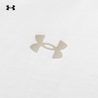 安德玛（UNDERARMOUR）短袖t恤女2025春季凉感T恤UA户外徒步登山休闲圆领短袖女上衣 雾粉色 S