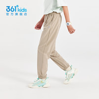 361°童装男女童梭织长裤夏季中大童运动速干裤3-18岁儿童防蚊裤 【梭织】风滚草 170 170cm