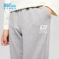 361°童装男女童梭织长裤夏季中大童运动速干裤3-18岁儿童防蚊裤 【针织】浅瓦花灰 170 170cm