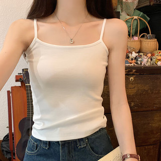 相伊恋人吊带背心女2025年夏季新款外穿辣妹装薄款抹胸无袖修身内搭打底衫  均码 【适合80-145斤】