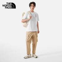 北面(The North Face)短袖T恤情侣款圆领纯色舒适透气半袖宽松户外春季新款|8CSS