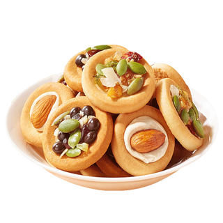 松香佳人 坚果小饼干 巴旦木夹心 休闲零食