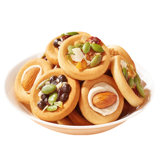 松香佳人 坚果小饼干 巴旦木夹心 休闲零食