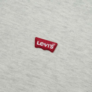 Levi's李维斯冰酷系列25年男士经典针织休闲简约短袖Polo衫 灰色 004KC-0003 2XL