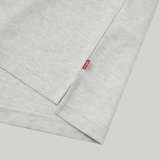 Levi's李维斯冰酷系列25年男士经典针织休闲简约短袖Polo衫 灰色 004KC-0003 2XL