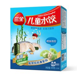 三全 儿童水饺 鳕鱼海苔味 300g42只
