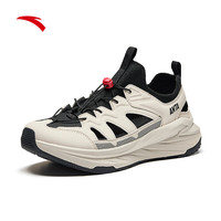 安踏（ANTA）【探林】溯溪鞋沙滩凉鞋男女款户外徒步运动凉拖鞋 白垩色/基础黑-1 (男款) 44 (男10码)