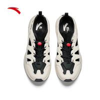 安踏（ANTA）【探林】溯溪鞋沙滩凉鞋男女款户外徒步运动凉拖鞋 白垩色/基础黑-1 (男款) 45 (男11码)