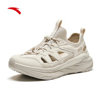 安踏(ANTA)【探林】溯溪鞋沙滩凉鞋男女款户外徒步运动凉拖鞋 白垩色/青烟灰-3 (女款) 44 (男10码)