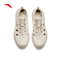 安踏(ANTA)【探林】溯溪鞋沙滩凉鞋男女款户外徒步运动凉拖鞋 白垩色/青烟灰-3 (女款) 41 (男8码)