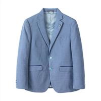 【顺滑透气易打理】春秋商务休闲提花西装西服男