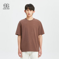 KOON SPORT/可隆 KOLON SPORTT恤 男女同款露营宽松CAMP轻户外运动OGO绣花短袖 URT4MT740-DN