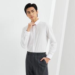 【含莫代尔】利郎长袖衬衫男商务正装春季微弹男式衬衫
