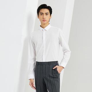 【含莫代尔】利郎长袖衬衫男商务正装春季微弹男式衬衫