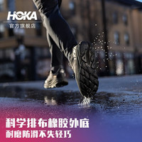 HOKA ONE ONE男款春夏克利夫顿 9防水版路跑鞋CLIFTON 9 GTX透气 黑色/黑色 40.5
