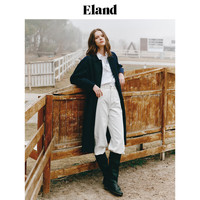 ELAND衣恋衬衫女垂感美拉德时尚通勤舒适长袖上衣2024夏季 浅卡其色(36)L/Beige S/160