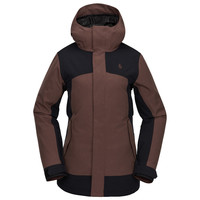 移动端：VOLCOM 女士户外滑雪服上装 1044790MAHOGANY 酒红色