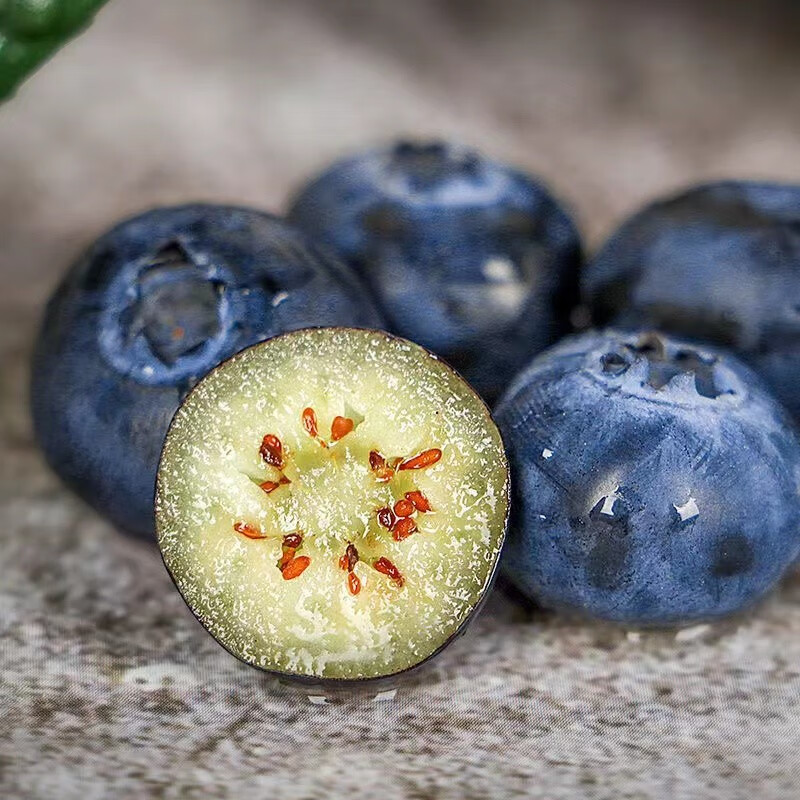 愉果（yuguo）云南蓝莓【JD/顺丰多地次日达】超大果花香蓝莓新鲜时令水果送礼  【100-125g】*4盒-尝尝鲜