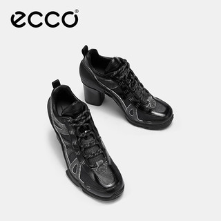  ecco/爱步 联名拼接 女士高跟鞋