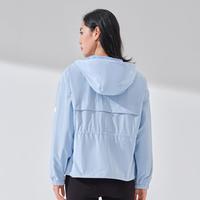 户外时尚百搭春夏运动外套女防风印花短款蝙蝠袖小风衣透气收腰