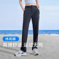 户外春夏款轻量透气长裤女百搭高弹运动裤舒适休闲登山裤徒步裤女