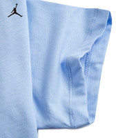 NIKE JORDAN 耐克AJ童装女童纯棉舒适短袖T恤2025夏季儿童针织上衣 浅海军蓝 150 /68 【身高140-152cm】