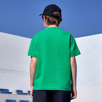 NIKE 3BRAND 耐克男童短袖t恤【纯棉】25夏季撞色大logo儿童衣服 深薄荷【纯棉】 160 /76 【身高152-158cm】