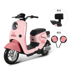 立马电动车 CG-3锂电池48V24Ah新国标电瓶车免驾照骑行上班代步小电驴静谧粉