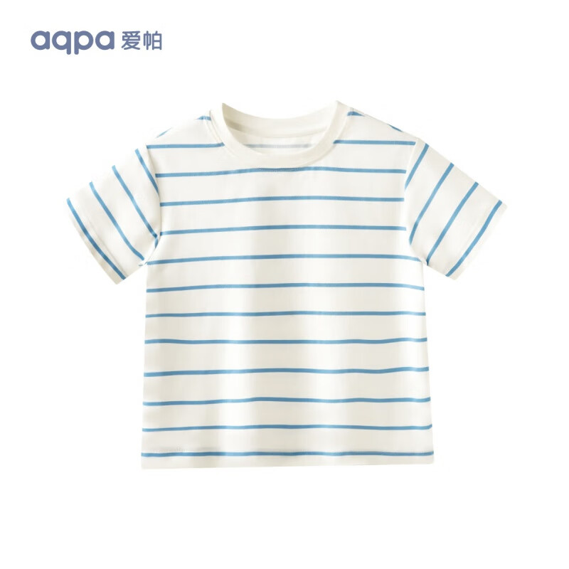 aqpa 儿童撞色短袖T恤