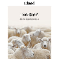 ELAND衣恋马夹女学院v领轻盈舒适马甲2024秋季新款 (50)Blue
