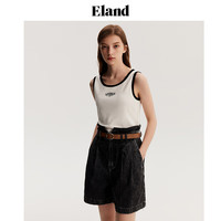 ELAND衣恋秋冬时尚百搭休闲通勤T恤 (19)Black