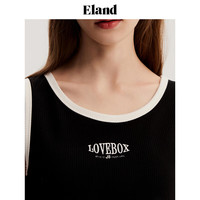 ELAND衣恋秋冬时尚百搭休闲通勤T恤 黑色(19)Black L/170
