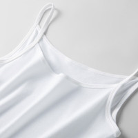 三枪(THREEGUN)【2件装】吊带背心女士纯棉新疆棉罗纹弹力透气圆领短上衣可外穿