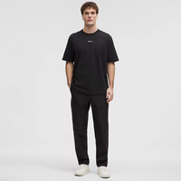 露露乐蒙lululemon丨Heavyweight 男士高克重棉质针织 T 恤 *文字徽标 LM3FP6S 黑色 XXS