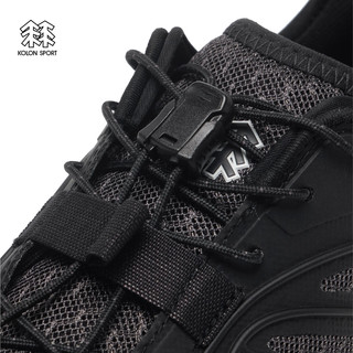 /可隆 KOLON SPORTGALAH 2.0溯溪鞋 男女同款轻量透气镂空止滑耐磨V底户外鞋 LUFW5MT250-BK 黑色 38.5 38 2/3