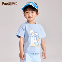 PawinPaw【限时特价2.0】小熊童装24年夏男女童冰激凌凉感短 Ivory象牙色/39 100 cm