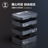 绿林（GREENER）家用工具箱套装 电钻工具箱电动螺丝刀工具 能工盒子Y4-ABCJ Y4-ABCJ电钻+角磨机